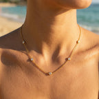 Polished Coin Medallion Fine Chain Necklace - Semprie
