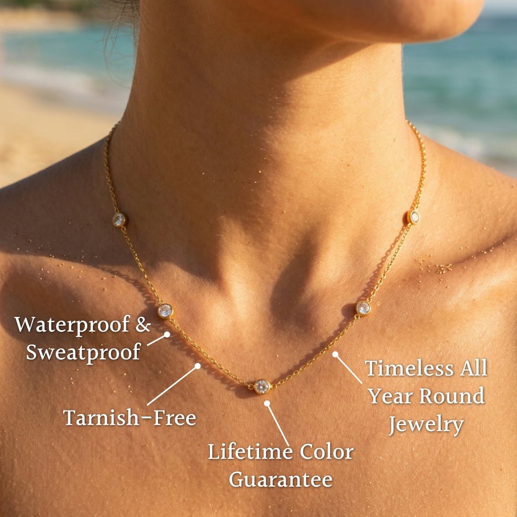 Polished Coin Medallion Fine Chain Necklace - Semprie