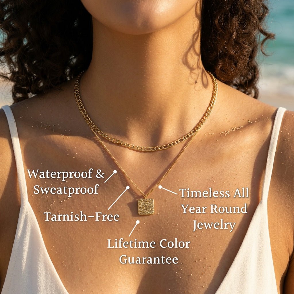 Ponte Figaro & Pendant Double Layer Necklace - Semprie