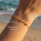 Sable Polished Bead Satellite Bracelet - Semprie