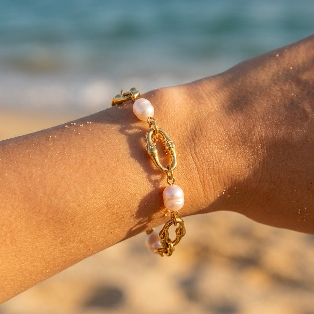 Slender Polished Daily Cable Chain Bracelet - Semprie