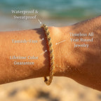 Slender Twisted Rope Chain Bracelet - Semprie