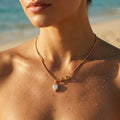 Teardrop Water Drop Station Chain Necklace - Semprie