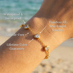 Textured Figaro Link Chain Bracelet - Semprie